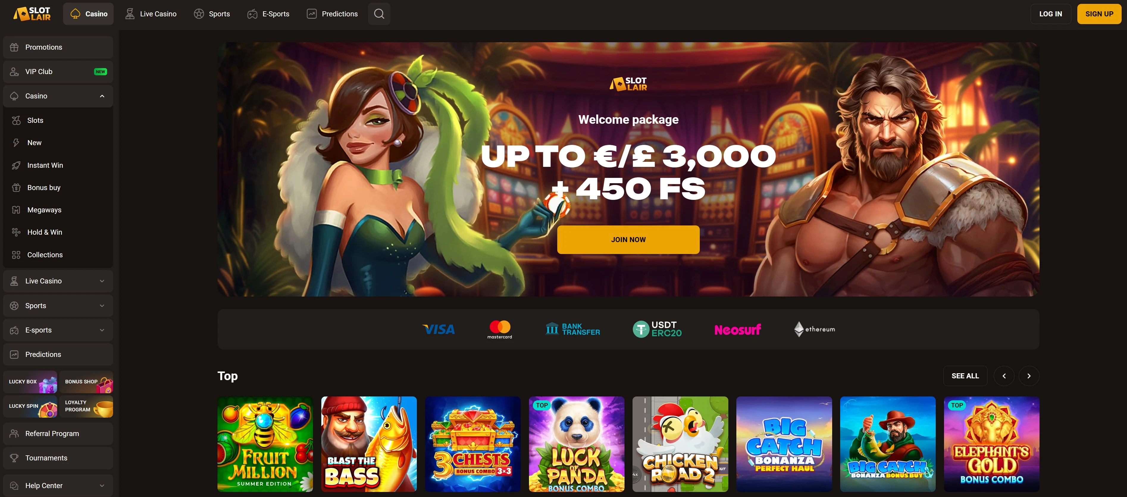 Slot Lair Casino